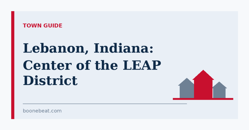 Lebanon, Indiana: The Town at the Center of the LEAP District — Boone Beat